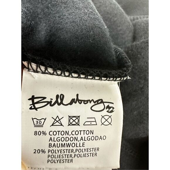 Billabong by Bilie Girls Black Sports Fleece Embroidered Logo 2 pockets Sz 16Y - Picture 13 of 14
